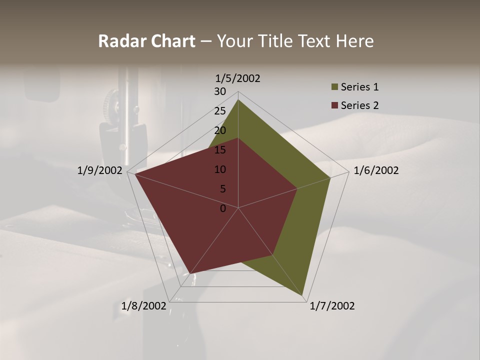 Red Embroidery Clothes PowerPoint Template