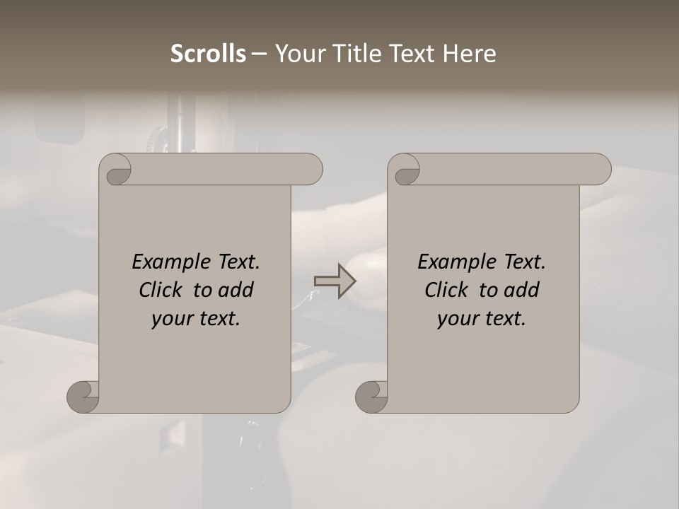 Red Embroidery Clothes PowerPoint Template