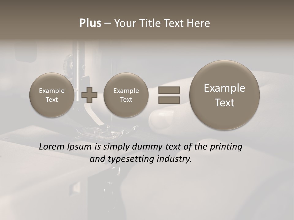 Red Embroidery Clothes PowerPoint Template