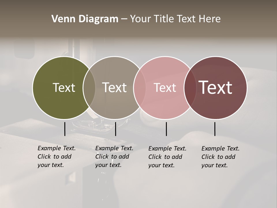 Red Embroidery Clothes PowerPoint Template