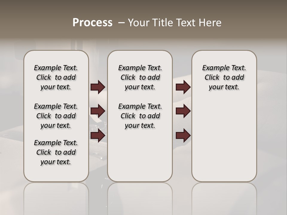 Red Embroidery Clothes PowerPoint Template