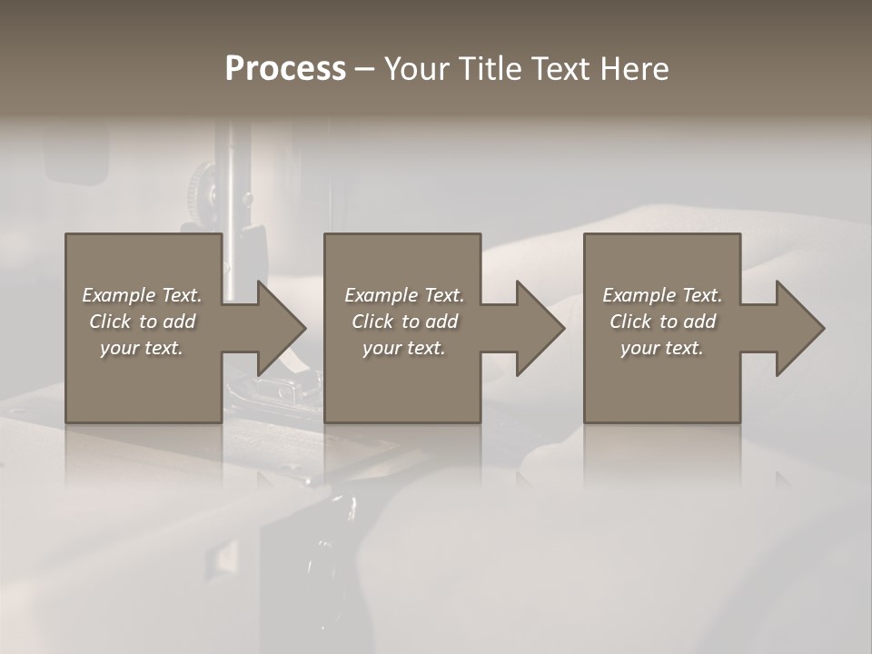 Red Embroidery Clothes PowerPoint Template