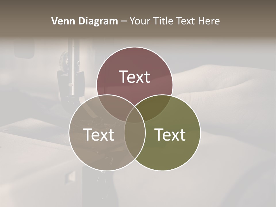 Red Embroidery Clothes PowerPoint Template