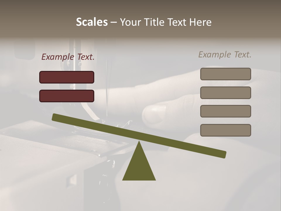 Red Embroidery Clothes PowerPoint Template