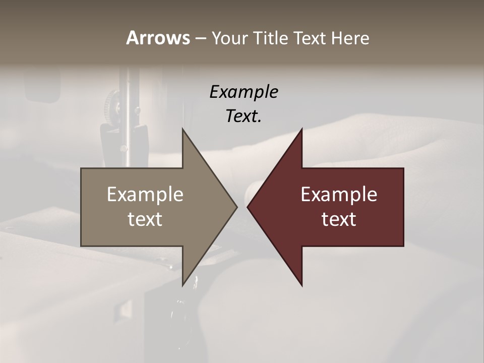 Red Embroidery Clothes PowerPoint Template