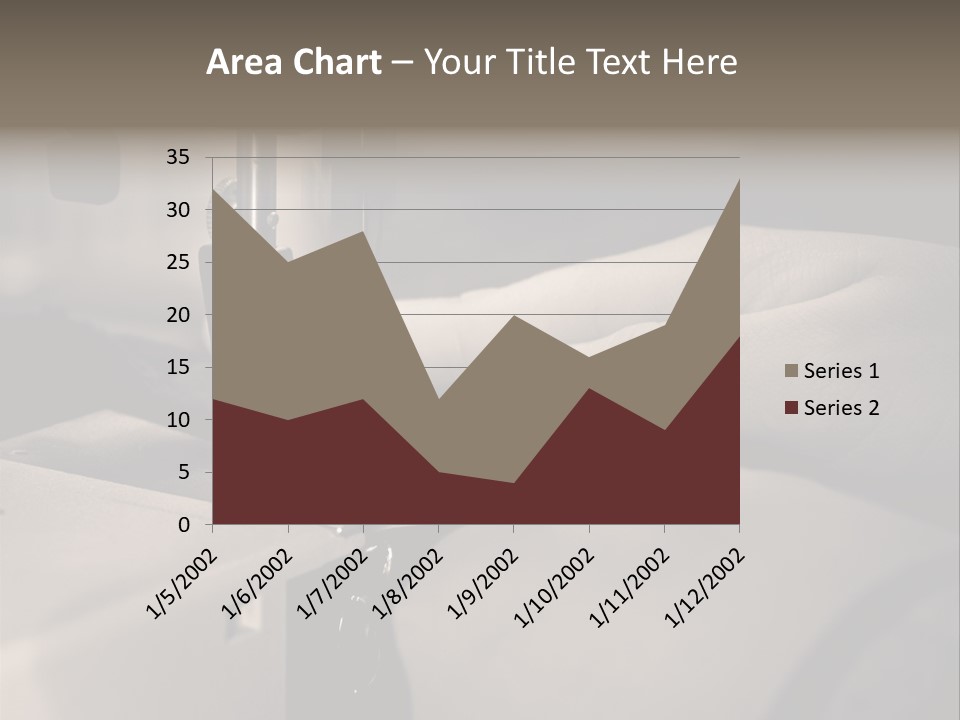 Red Embroidery Clothes PowerPoint Template