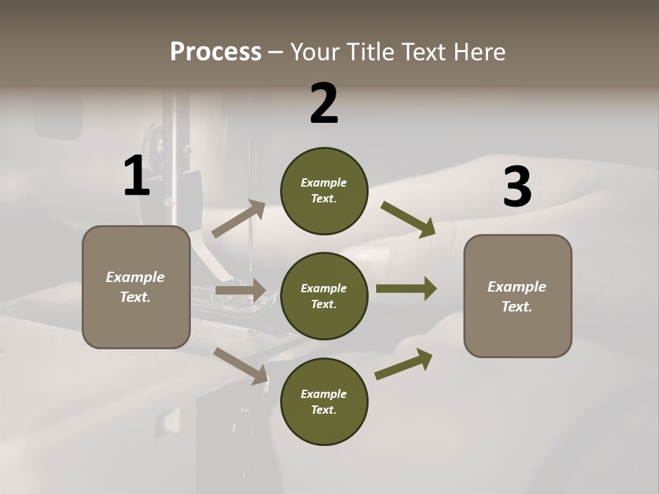 Red Embroidery Clothes PowerPoint Template