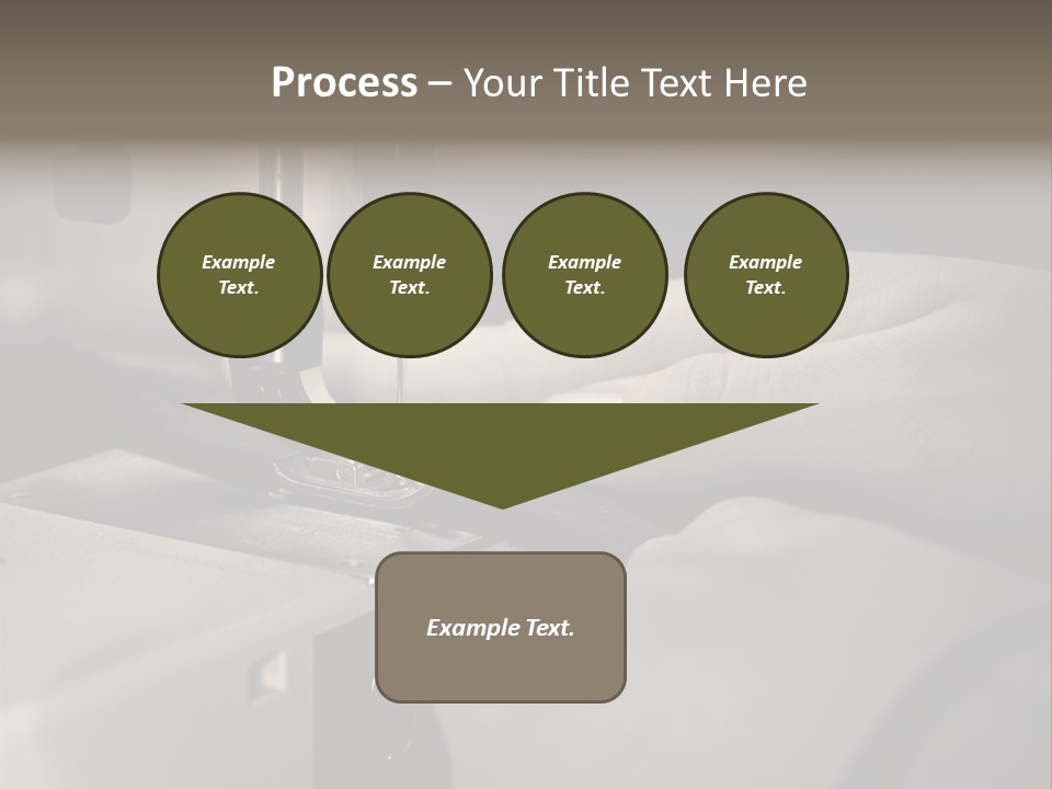 Red Embroidery Clothes PowerPoint Template