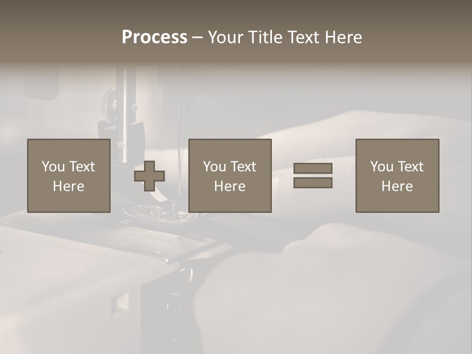 Red Embroidery Clothes PowerPoint Template