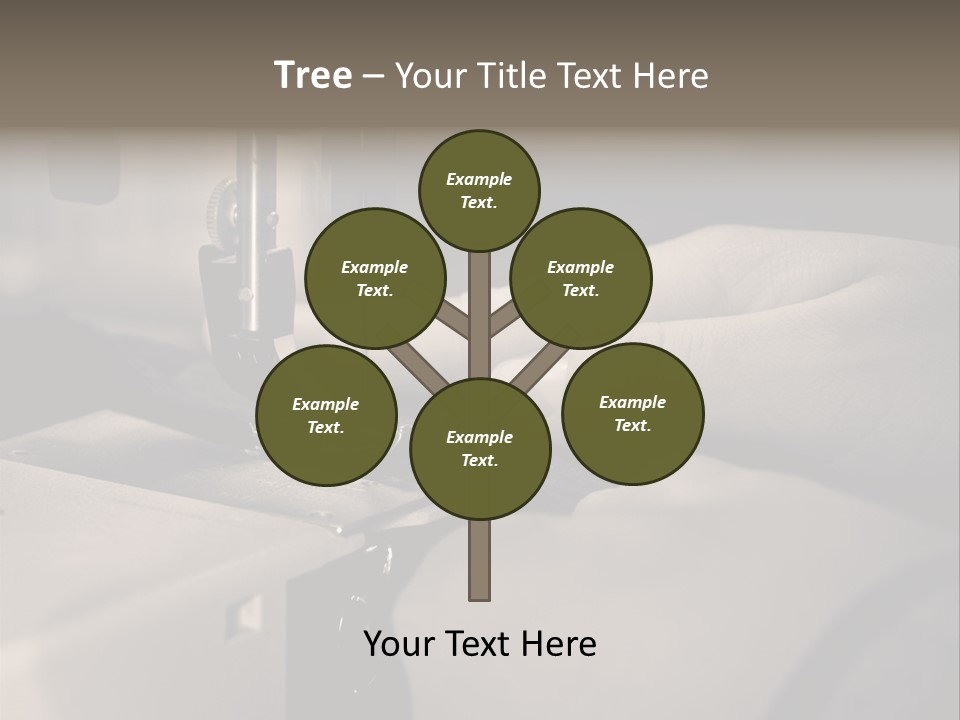 Red Embroidery Clothes PowerPoint Template