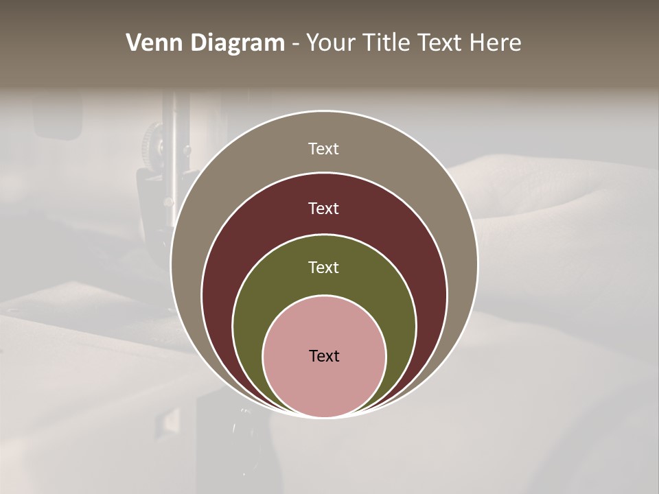 Red Embroidery Clothes PowerPoint Template