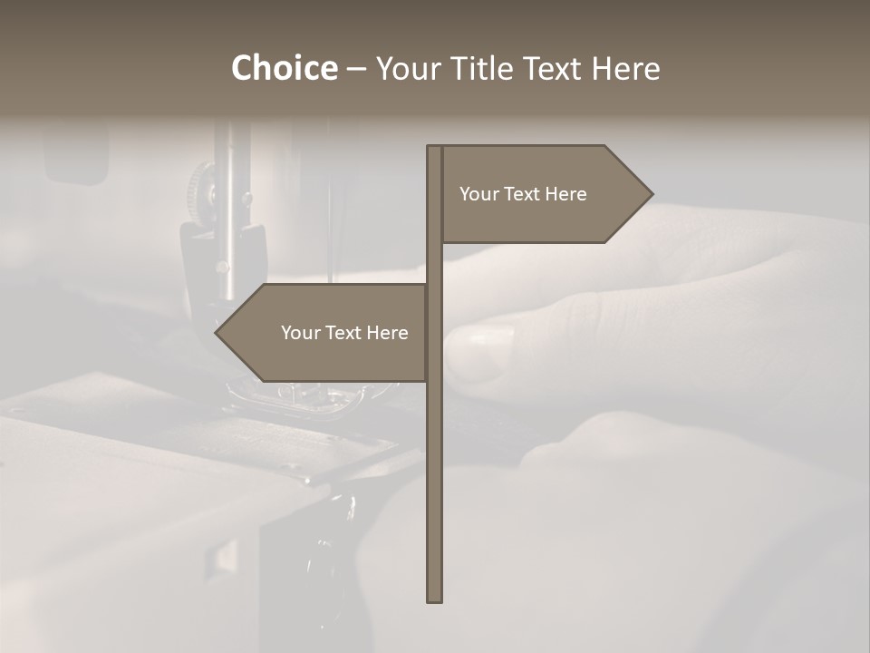 Red Embroidery Clothes PowerPoint Template