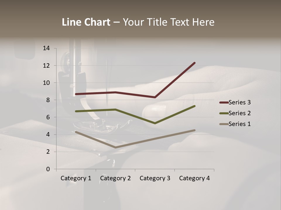 Red Embroidery Clothes PowerPoint Template