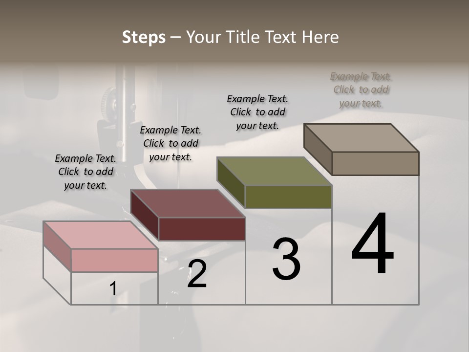 Red Embroidery Clothes PowerPoint Template