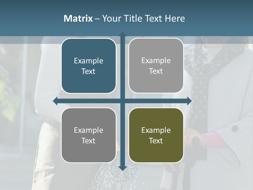 Daughter Frontview Helping PowerPoint Template