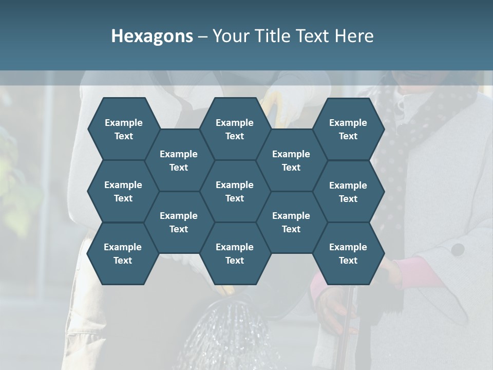 Daughter Frontview Helping PowerPoint Template