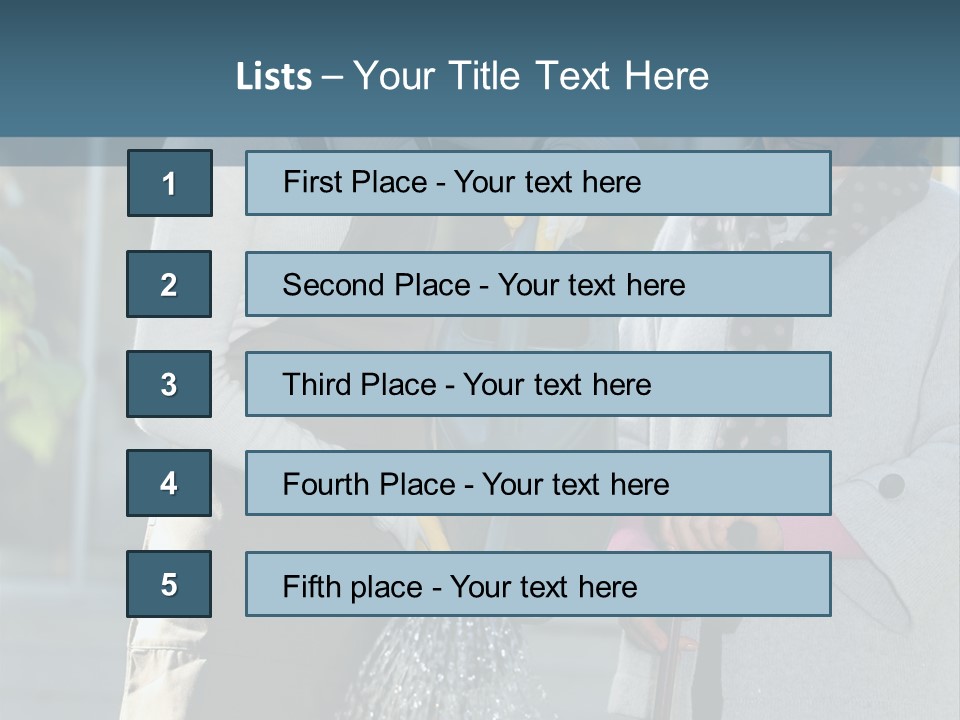 Daughter Frontview Helping PowerPoint Template