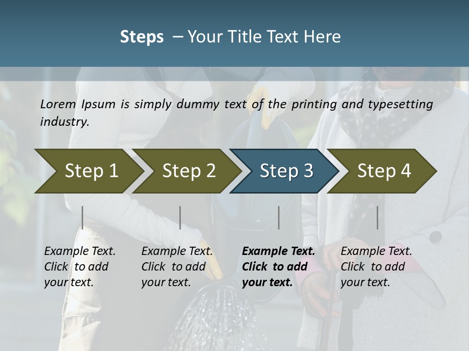 Daughter Frontview Helping PowerPoint Template