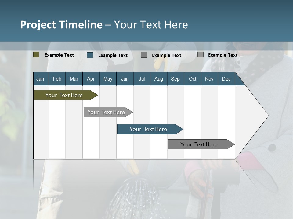 Daughter Frontview Helping PowerPoint Template