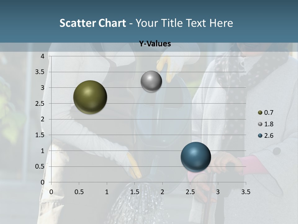 Daughter Frontview Helping PowerPoint Template