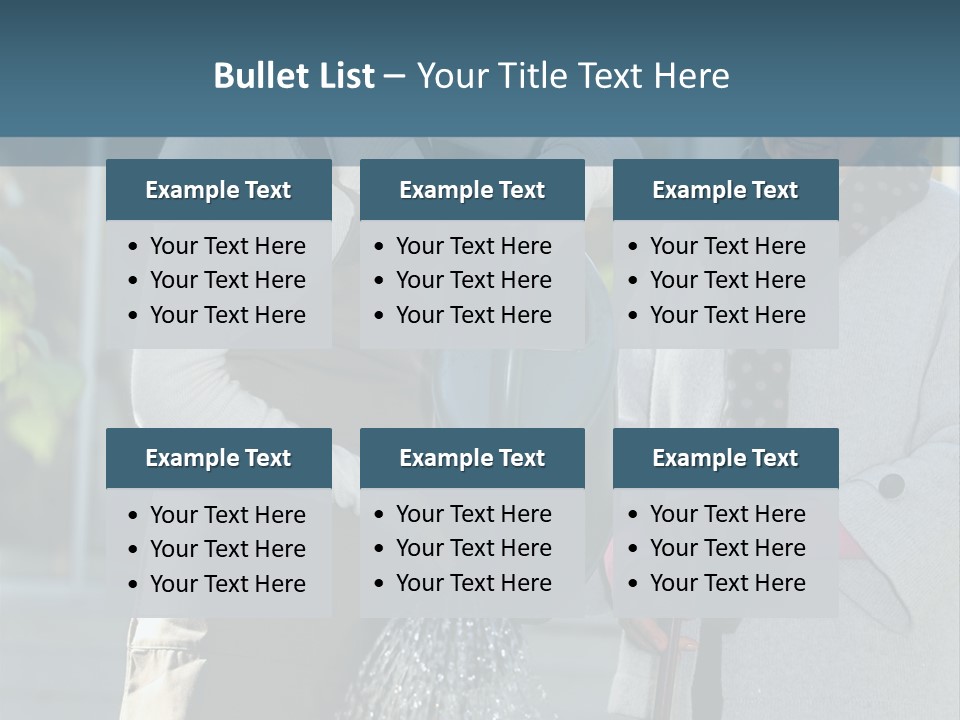 Daughter Frontview Helping PowerPoint Template