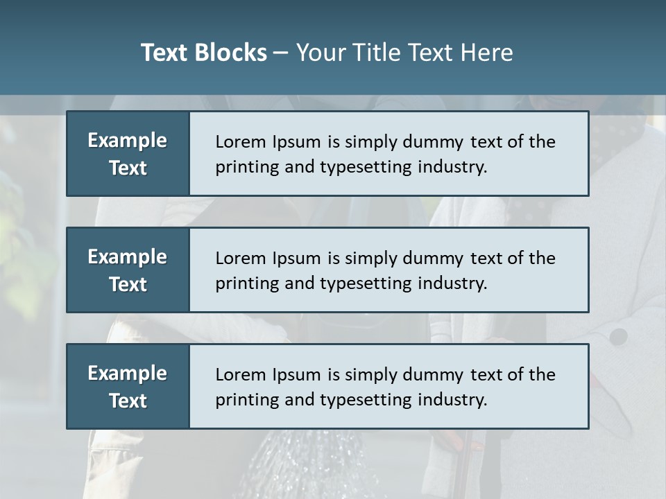 Daughter Frontview Helping PowerPoint Template