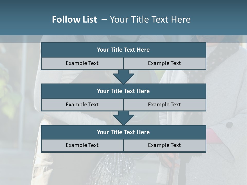 Daughter Frontview Helping PowerPoint Template