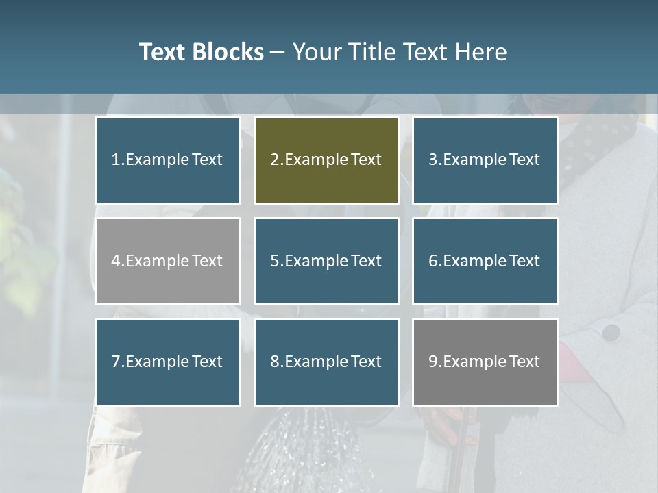 Daughter Frontview Helping PowerPoint Template