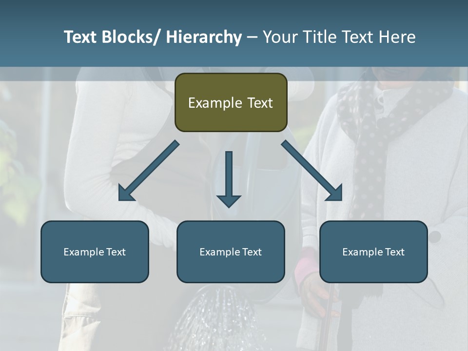 Daughter Frontview Helping PowerPoint Template
