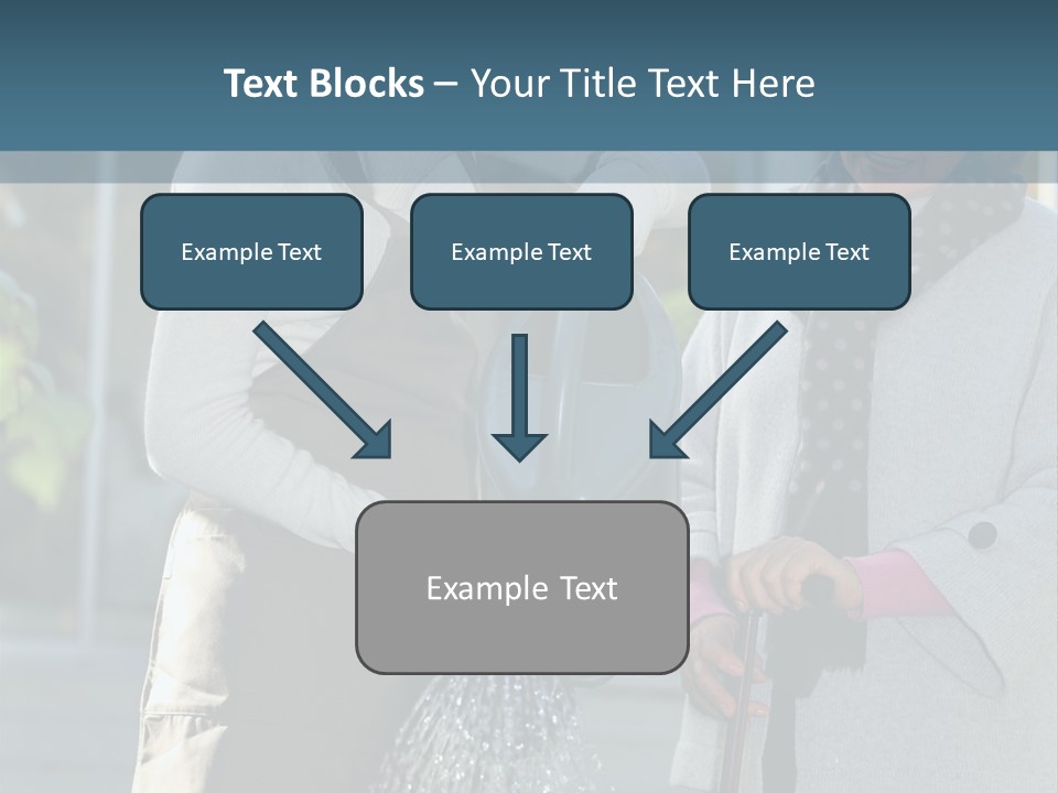 Daughter Frontview Helping PowerPoint Template