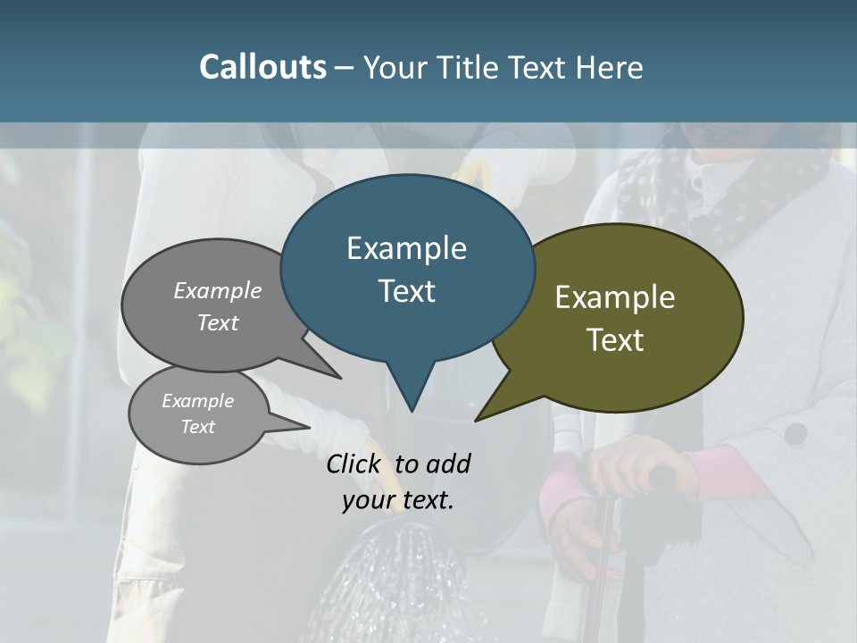 Daughter Frontview Helping PowerPoint Template