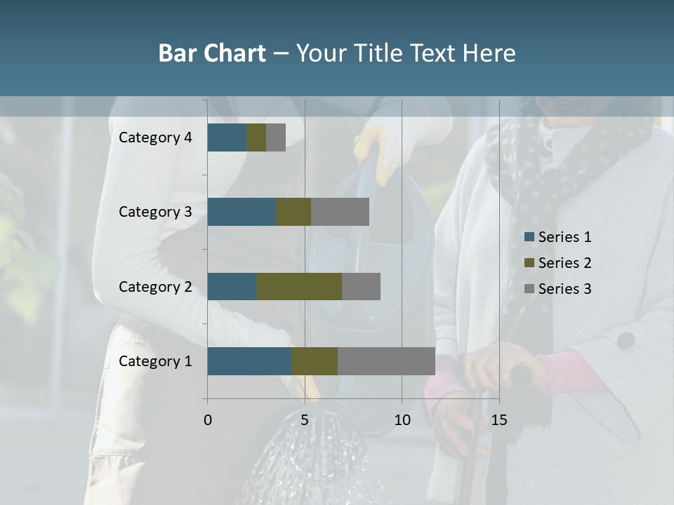 Daughter Frontview Helping PowerPoint Template