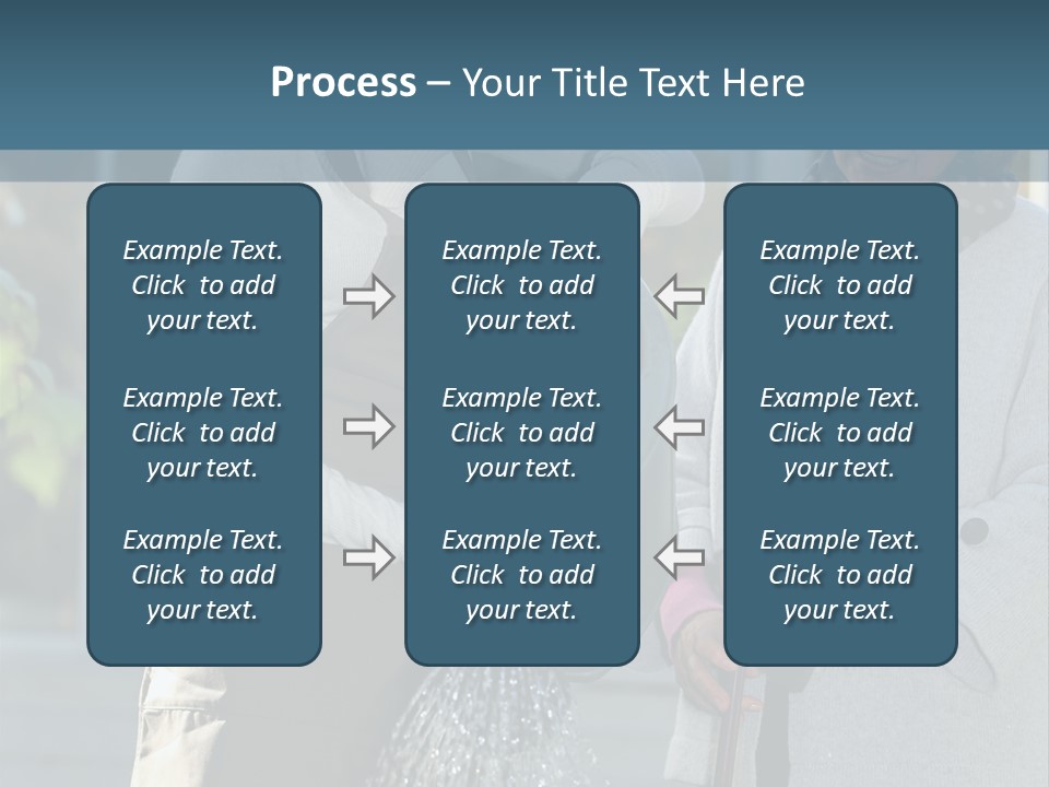 Daughter Frontview Helping PowerPoint Template