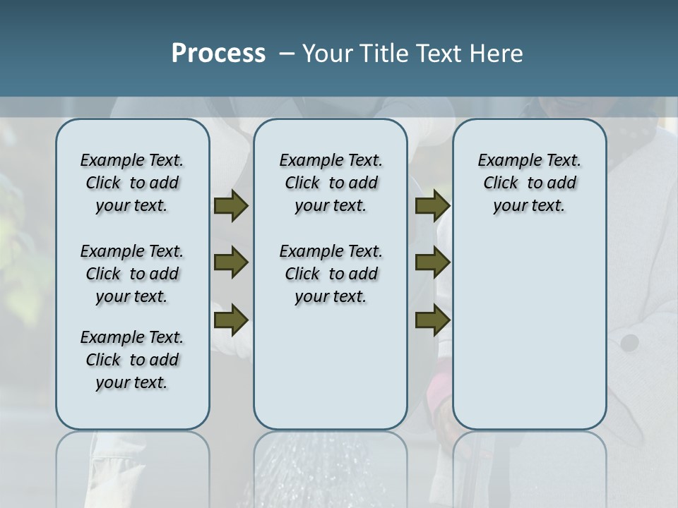 Daughter Frontview Helping PowerPoint Template