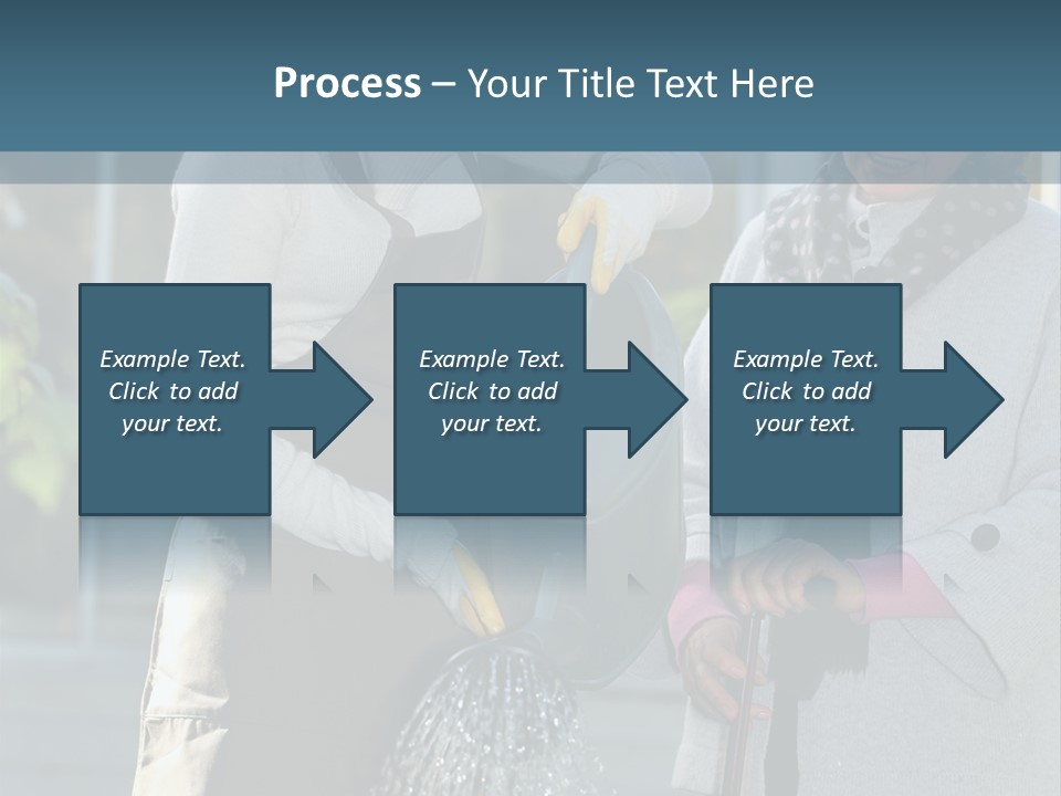 Daughter Frontview Helping PowerPoint Template