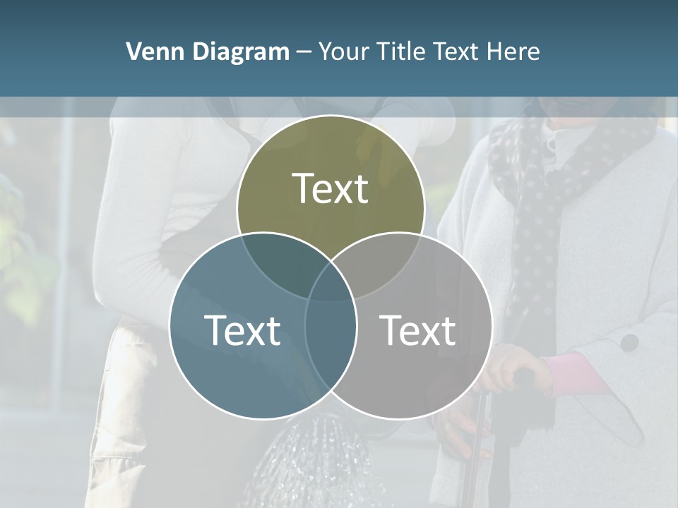 Daughter Frontview Helping PowerPoint Template
