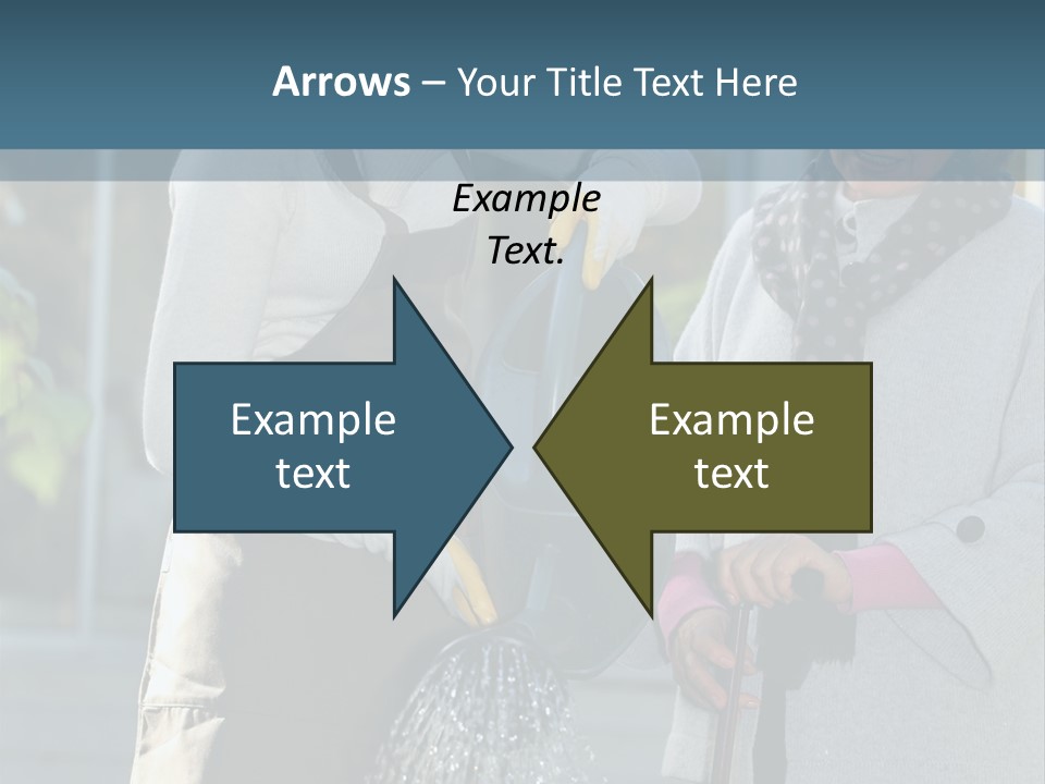 Daughter Frontview Helping PowerPoint Template