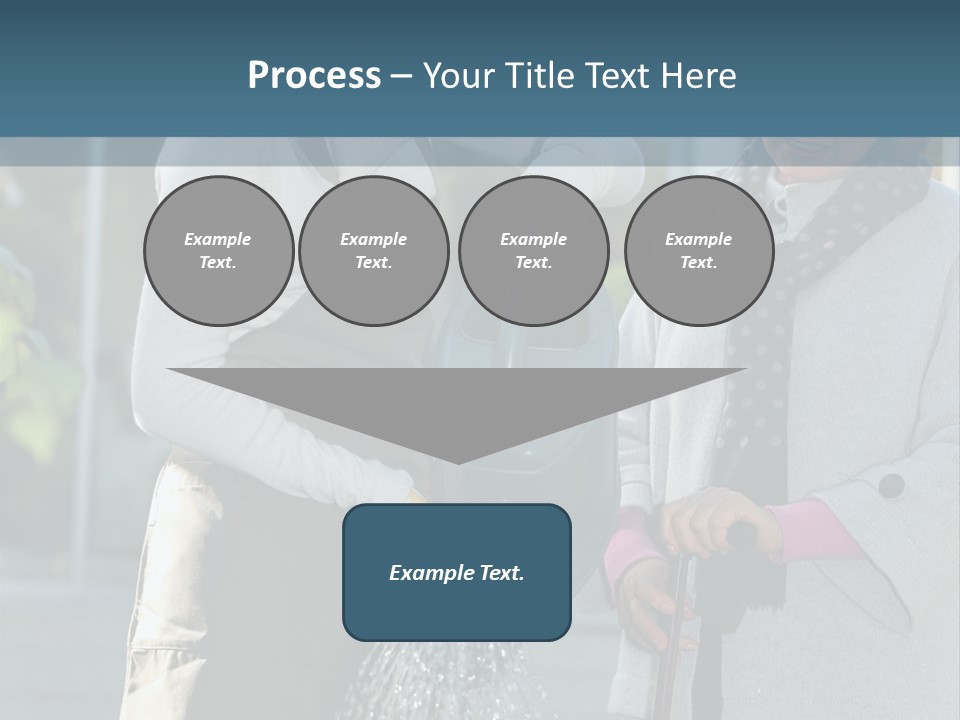 Daughter Frontview Helping PowerPoint Template