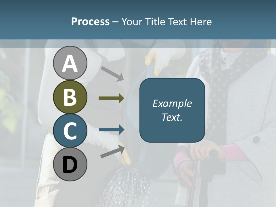 Daughter Frontview Helping PowerPoint Template