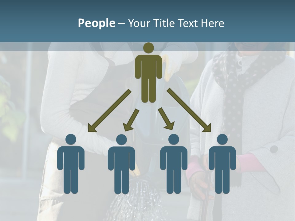 Daughter Frontview Helping PowerPoint Template