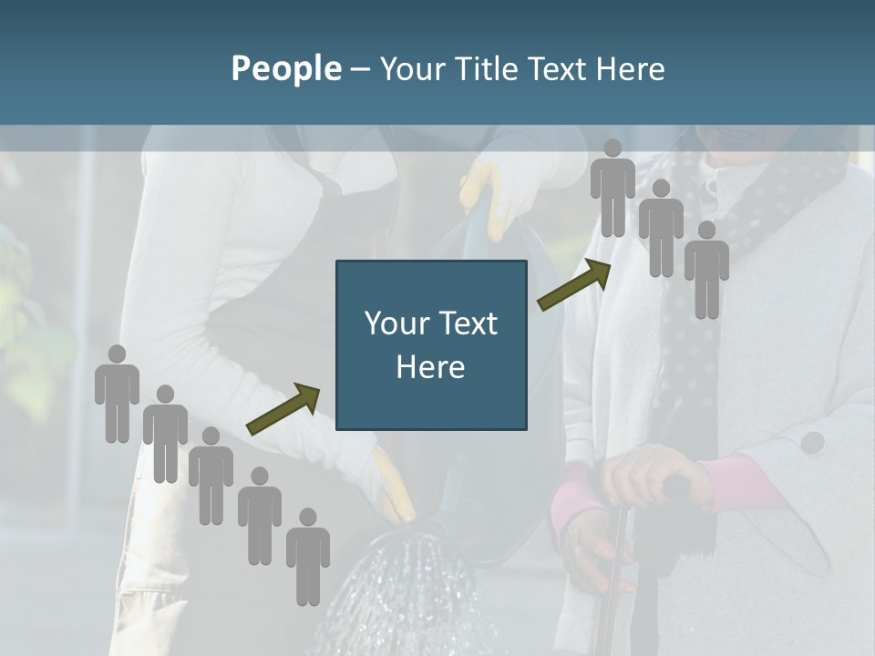 Daughter Frontview Helping PowerPoint Template