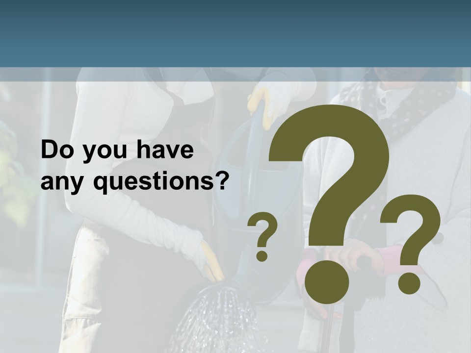 Daughter Frontview Helping PowerPoint Template