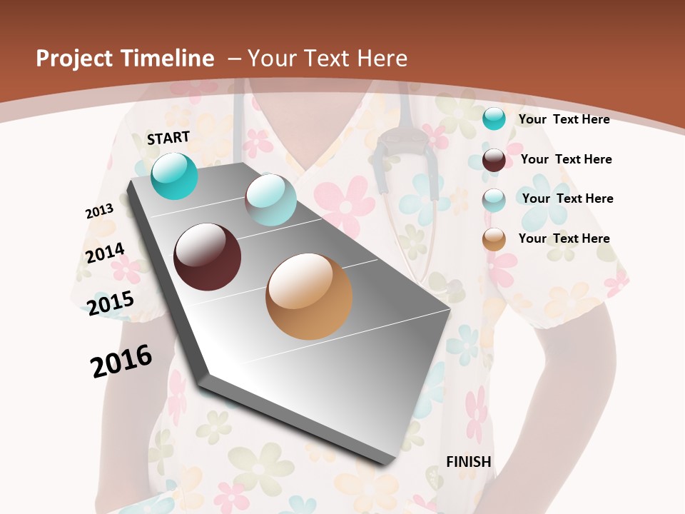 Pediatrician Practical Girl PowerPoint Template