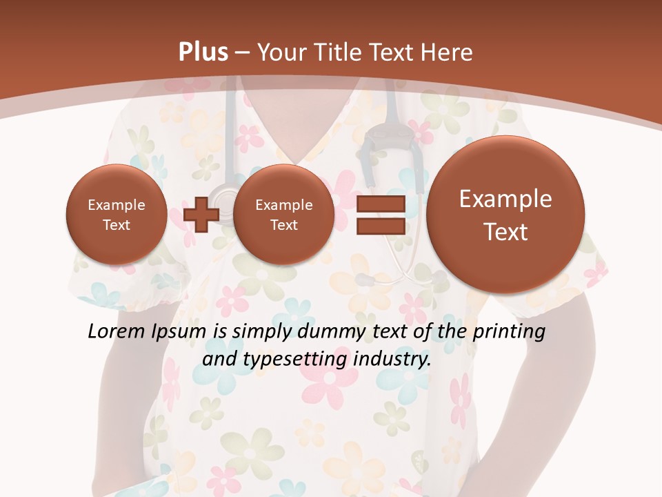 Pediatrician Practical Girl PowerPoint Template