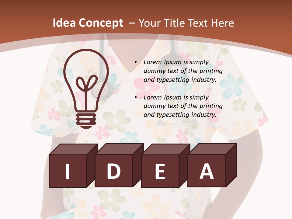 Pediatrician Practical Girl PowerPoint Template