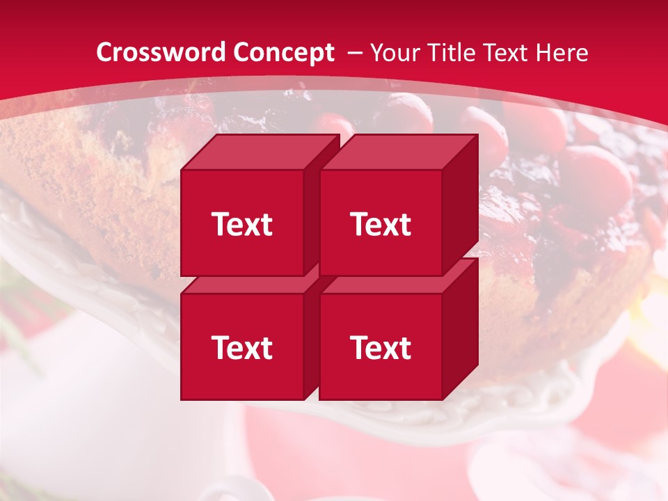 Cake Nobody Berry PowerPoint Template