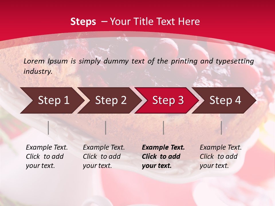 Cake Nobody Berry PowerPoint Template