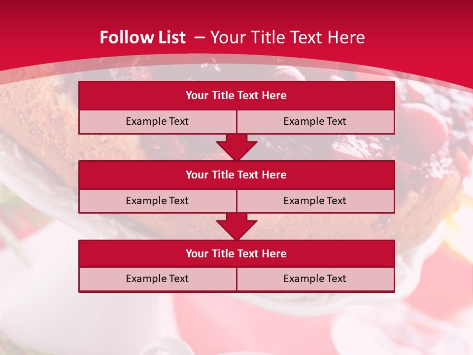 Cake Nobody Berry PowerPoint Template