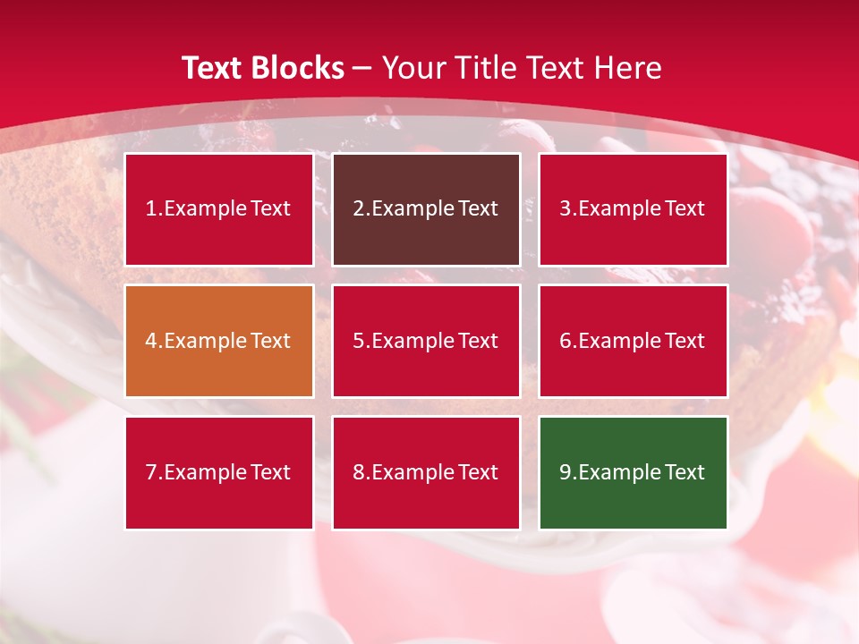 Cake Nobody Berry PowerPoint Template