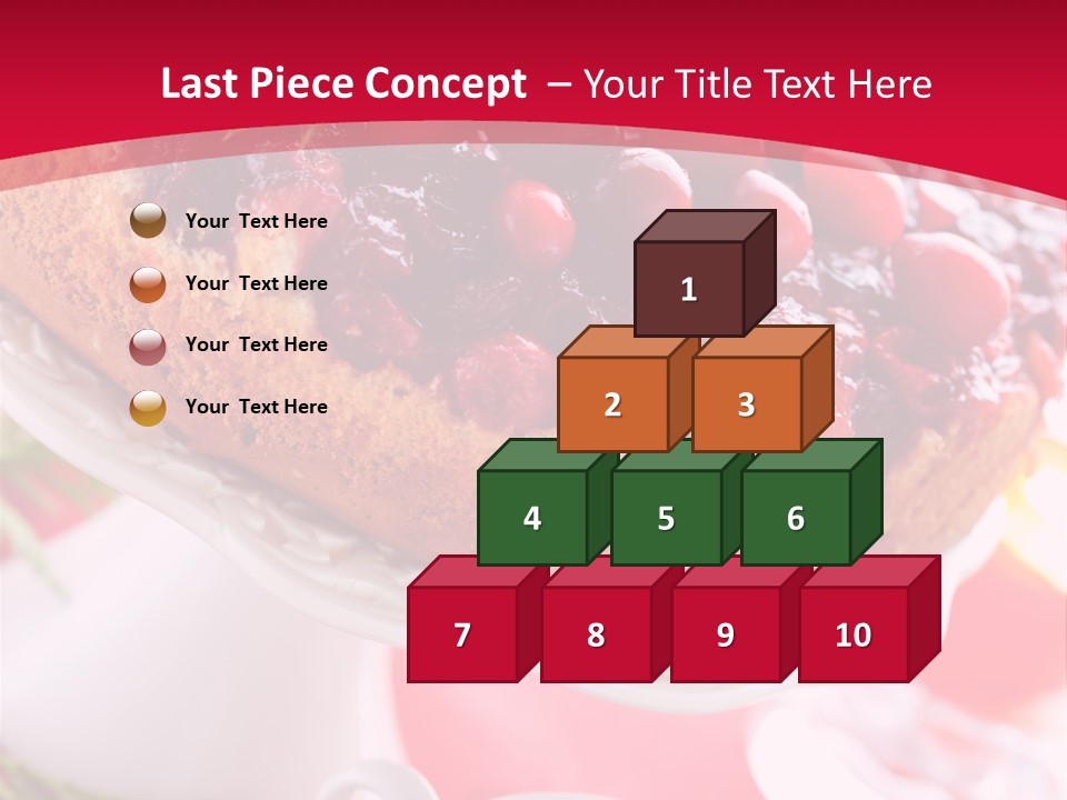 Cake Nobody Berry PowerPoint Template